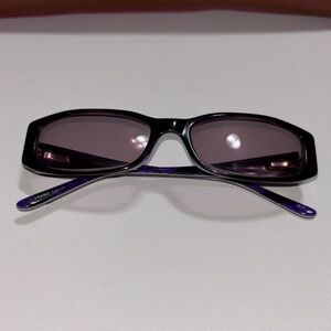 Chic Black and Purple Women's Prescription Sunglasses